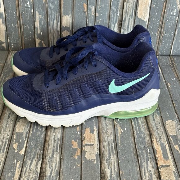 Nike Air Max Invigor Women US 7 Blue Mesh Sneaker Running Shoe Classic Outdoor - Picture 5 of 10